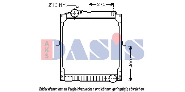 AKS DASIS Radiaator,mootorijahutus 130033N